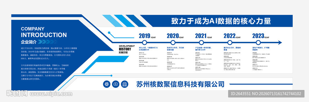 企业科技展厅时间轴大事件文化墙