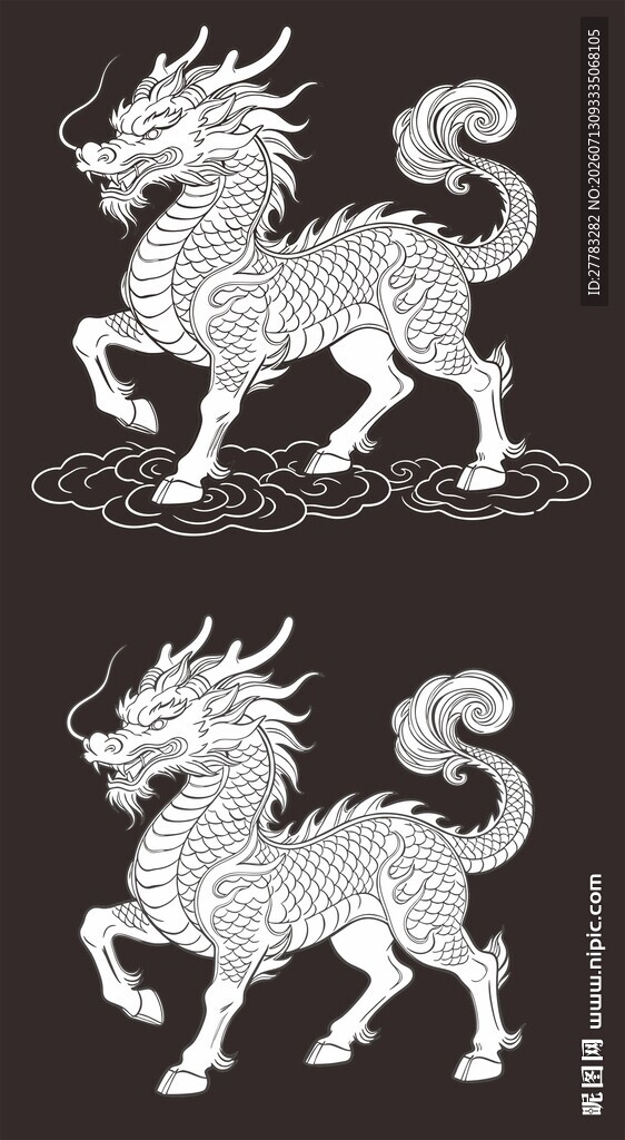 麒麟矢量图