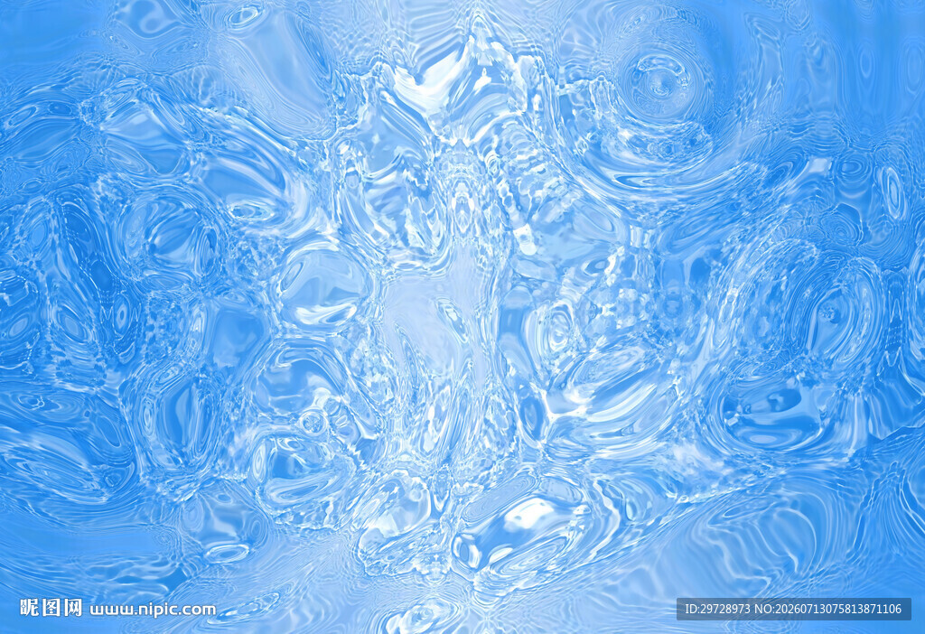 蓝色水波纹