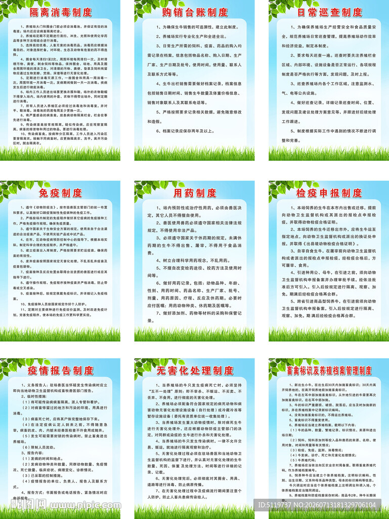 家庭农场管理制度