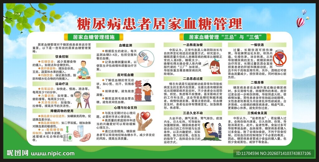 联合国糖尿病日宣传栏