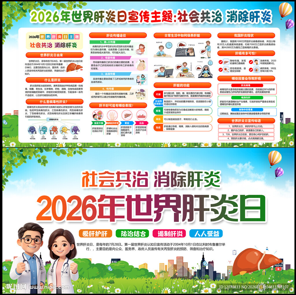 2026肝炎日展板