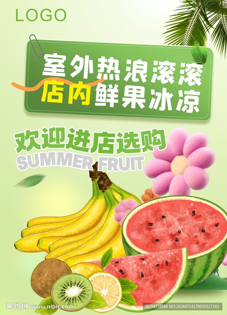夏日水果KT板