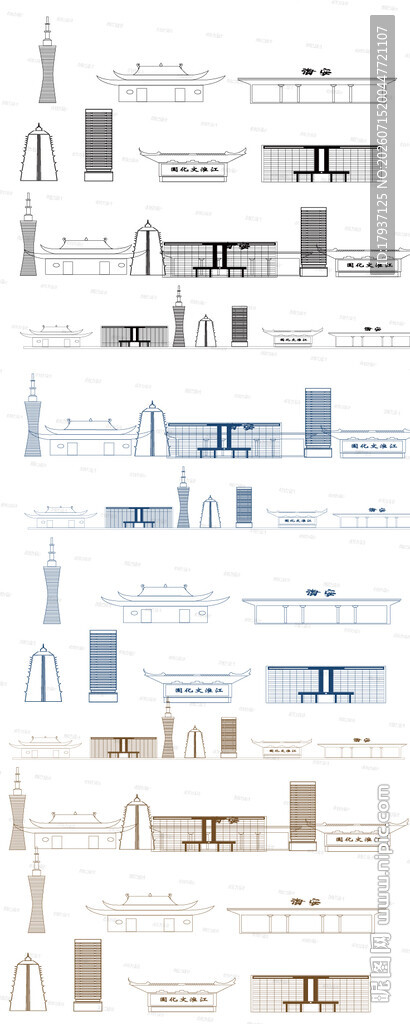 海安南通江苏城市建筑旅游剪影