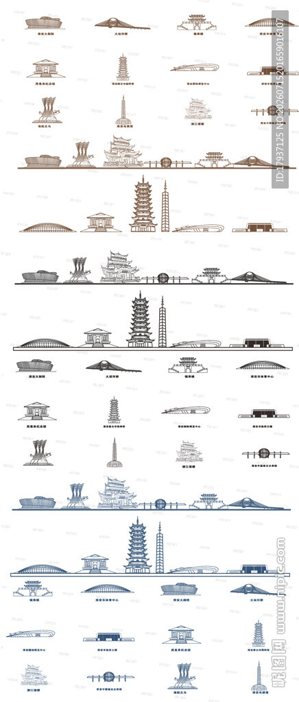 淮安城市建筑旅游剪影