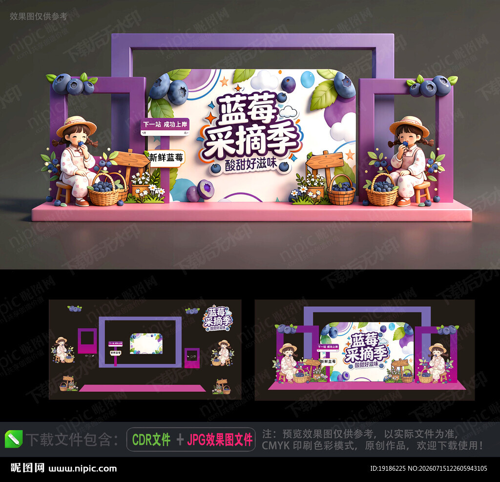 蓝莓采摘季