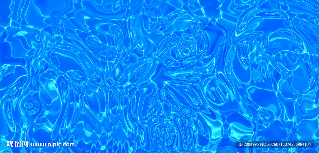 蓝色水波纹