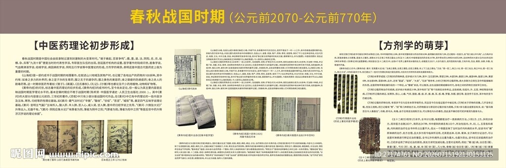 中医药起源传说 春秋战国时期