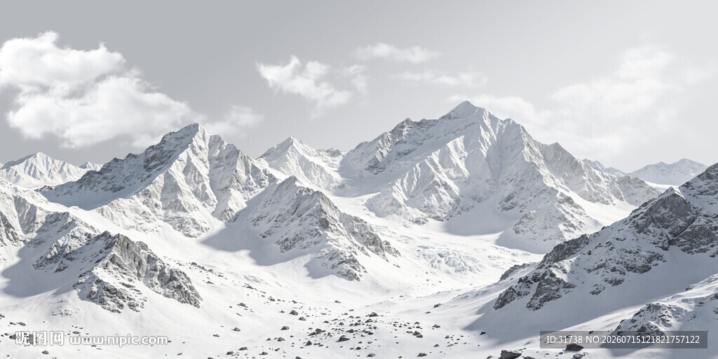 雪山风景背景图