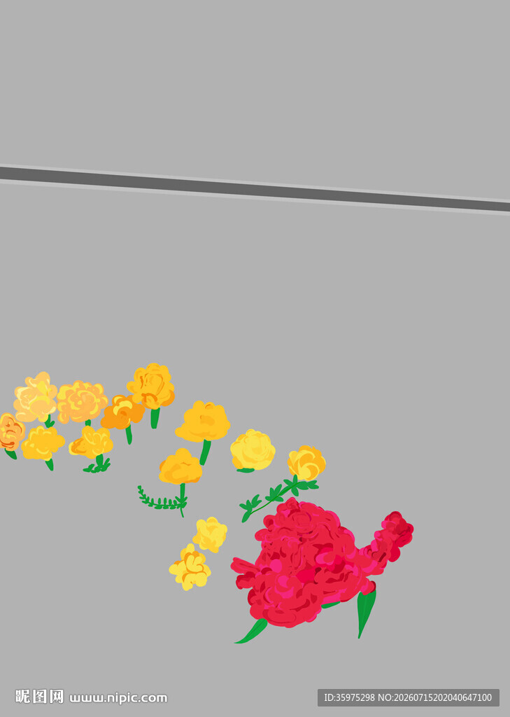 花坛花朵图案