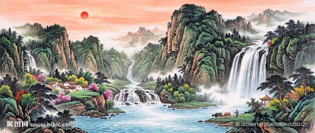 山水国画