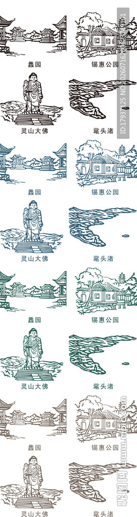 无锡江苏城市建筑旅游剪影