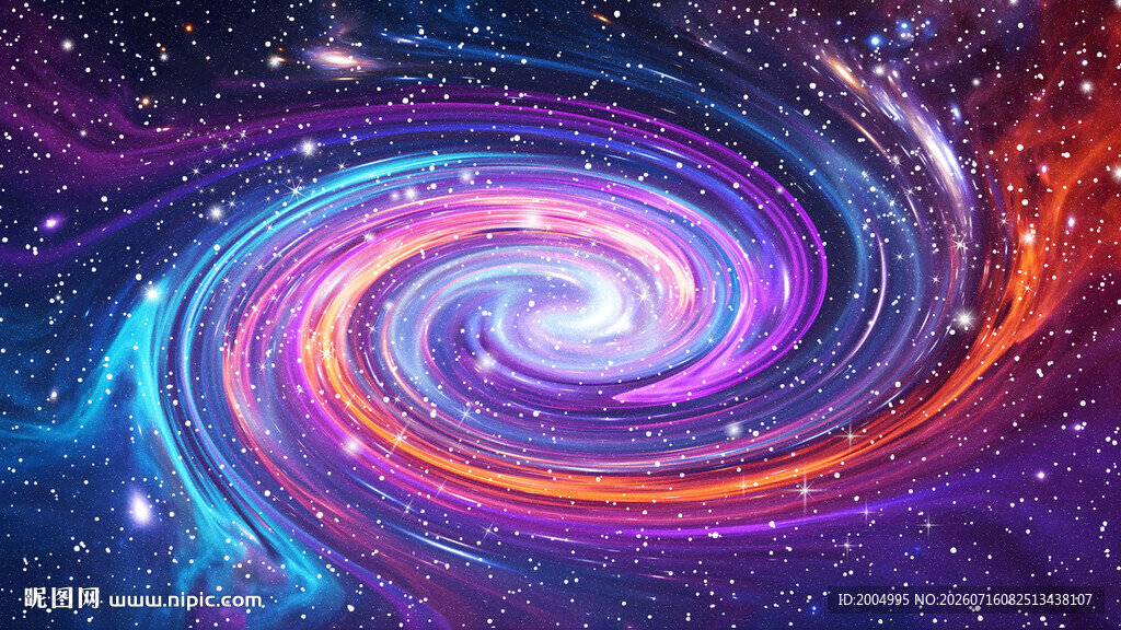 彩色宇宙星空