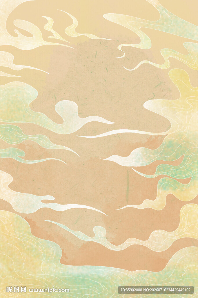 梦幻云海抽象艺术画作