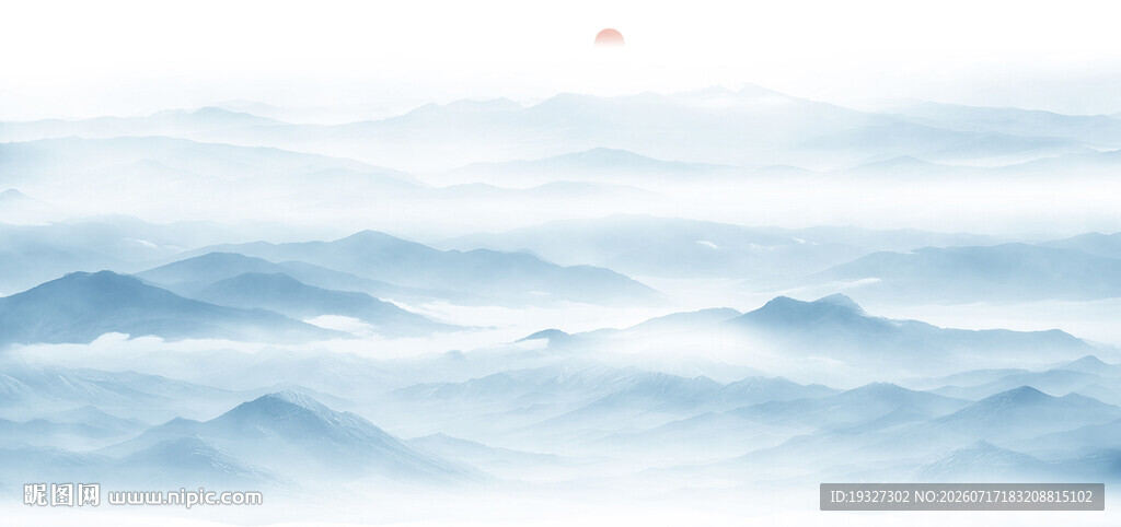 新中式山水画