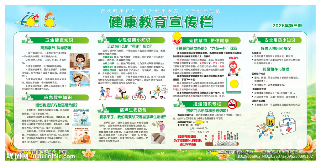 健康教育宣传栏