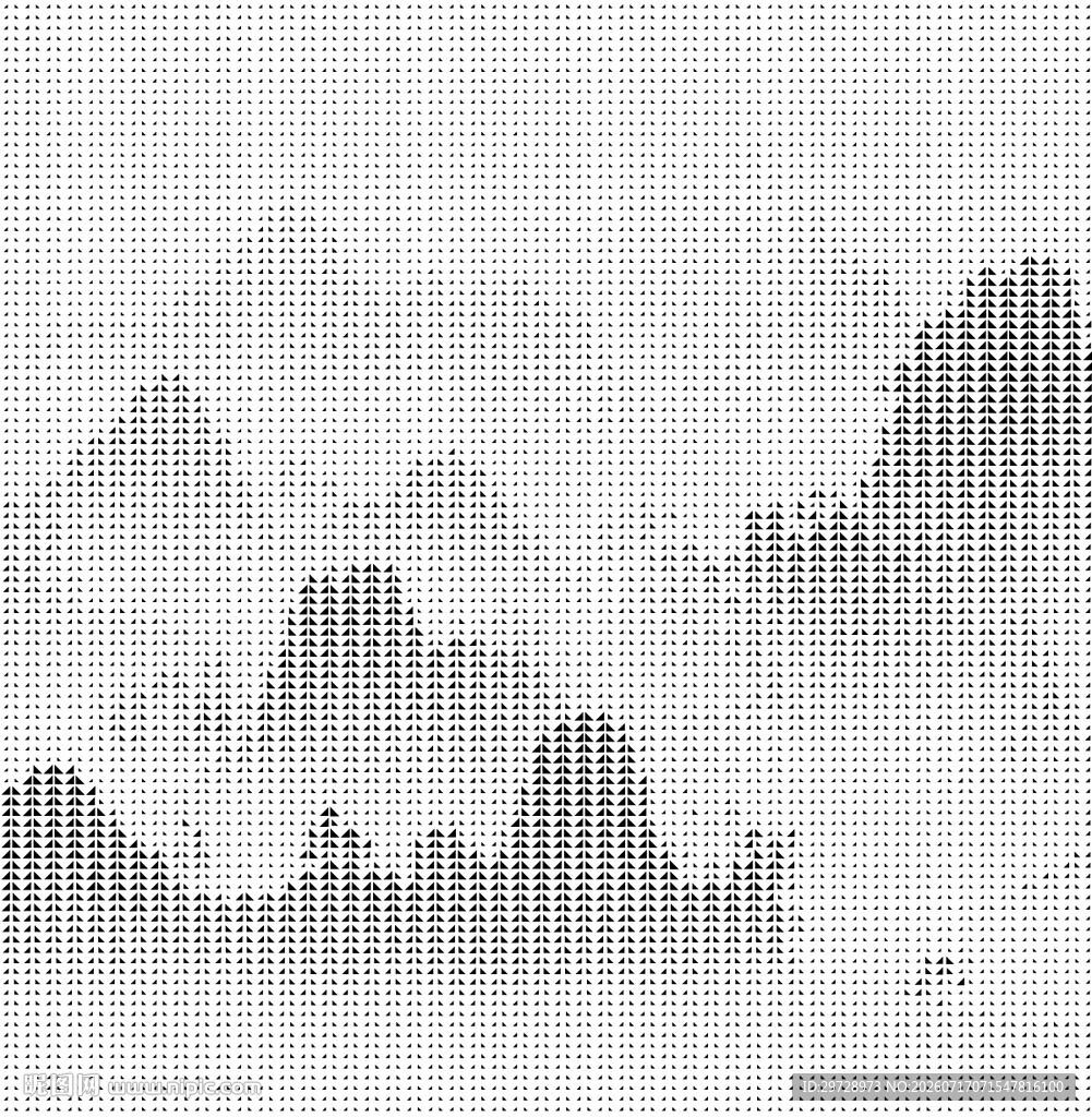 三角形山水冲孔板