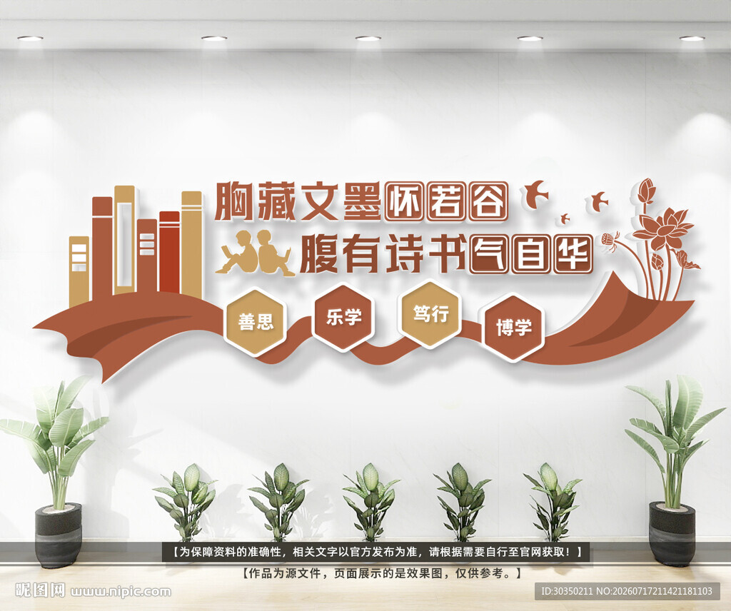 图书室文化墙