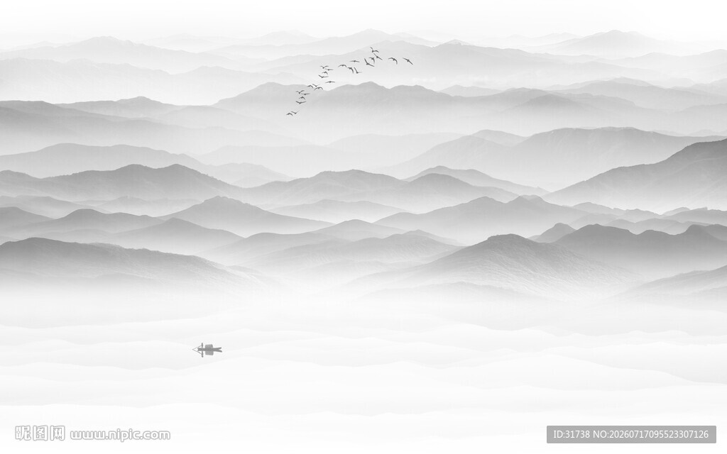 新中式山水画