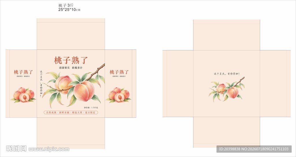 桃子包装