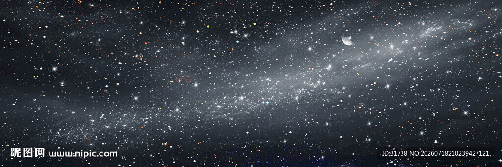 黑色宇宙星空背景