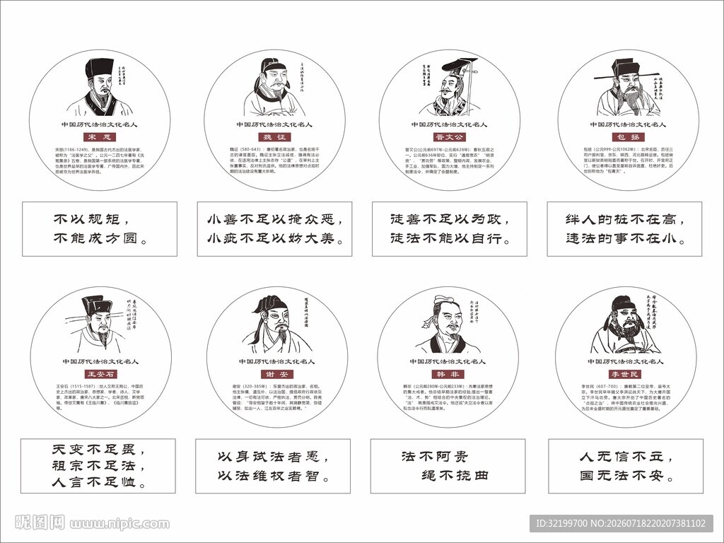 历史法制名人