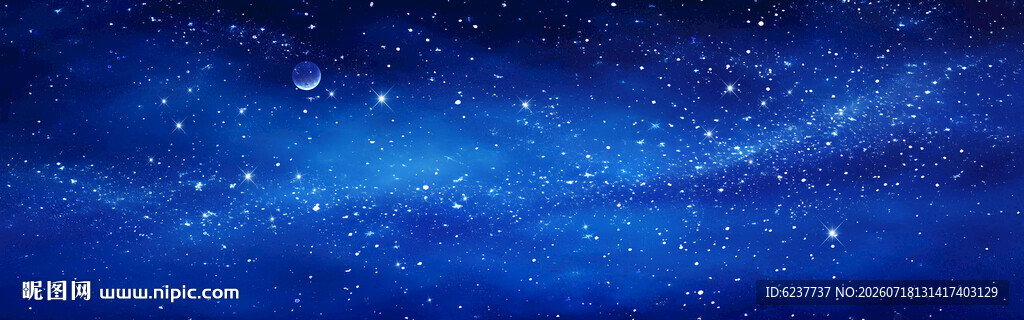 星空灯箱背景图