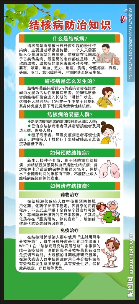 世界防治结核病日展架