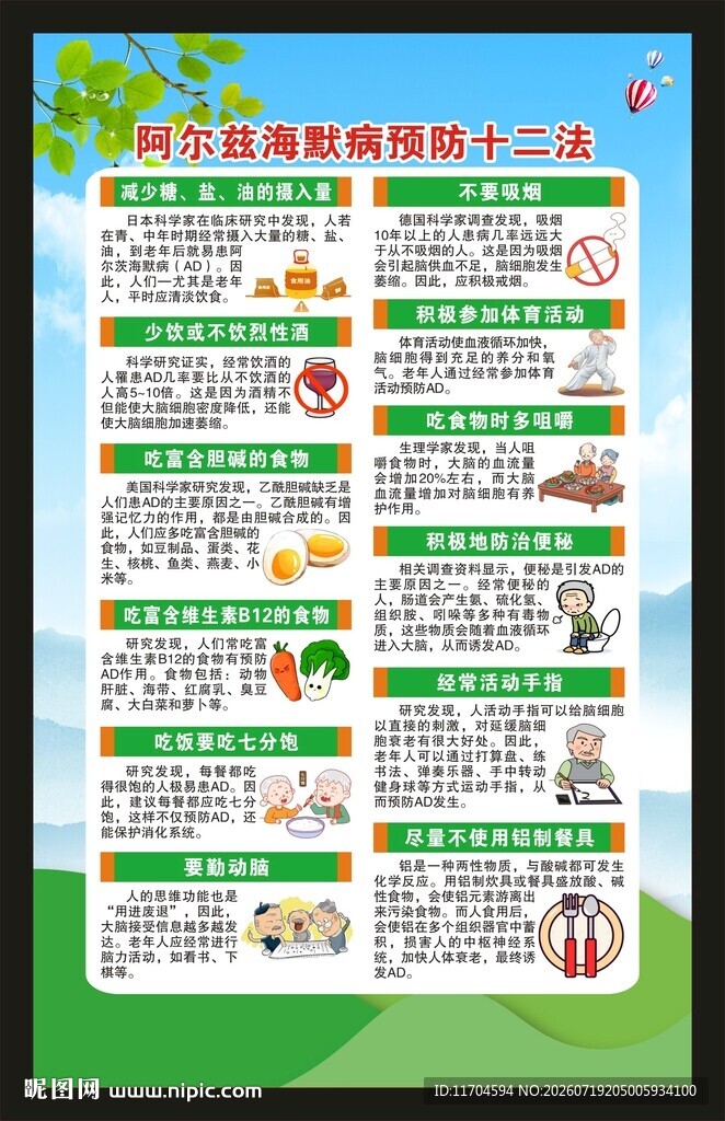 世界阿尔茨海默病日海报
