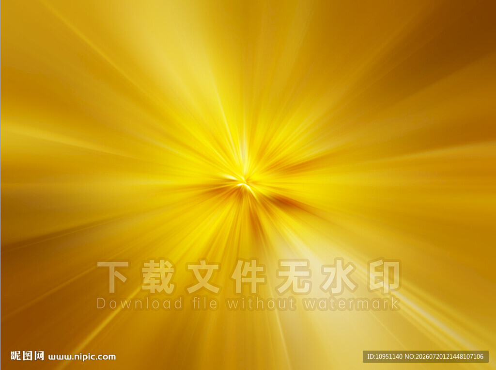 金色光芒放射背景