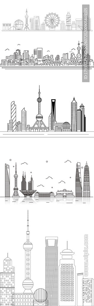 上海城市建筑旅游剪影