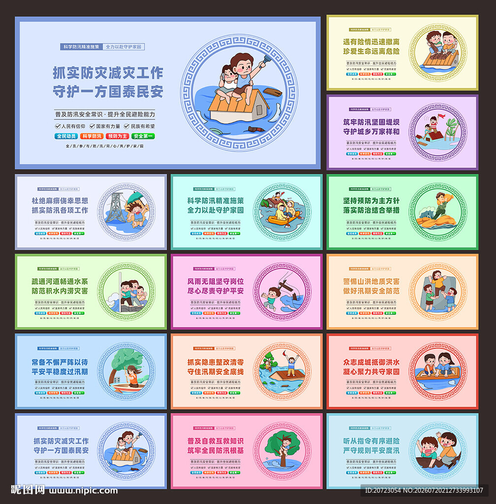 防洪展板