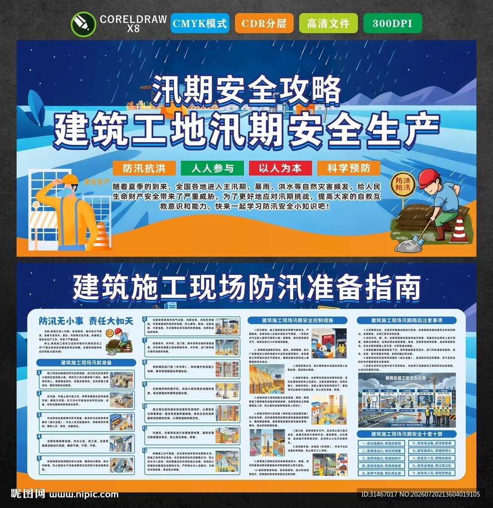建筑工地汛期安全生