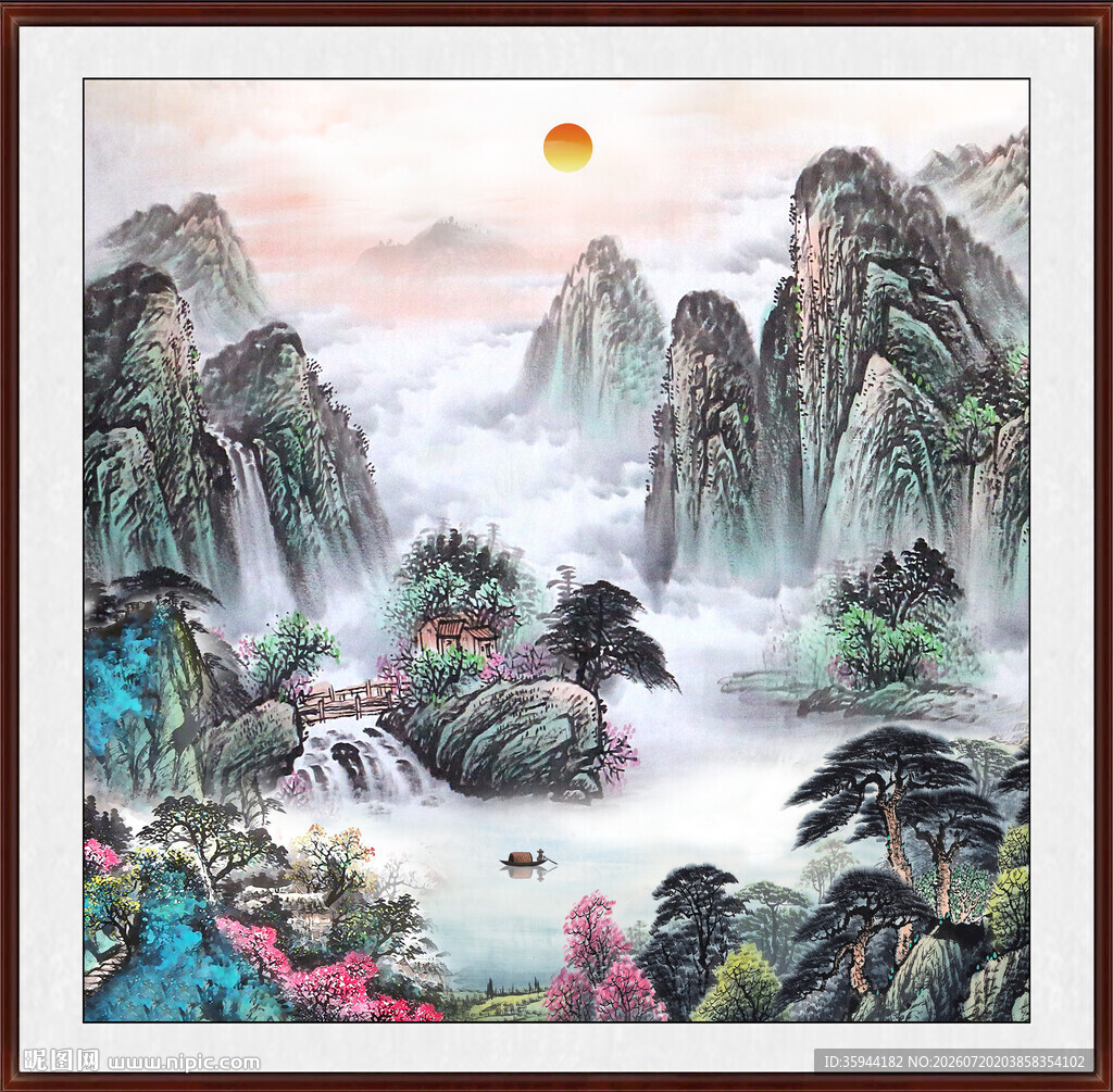 山水国画