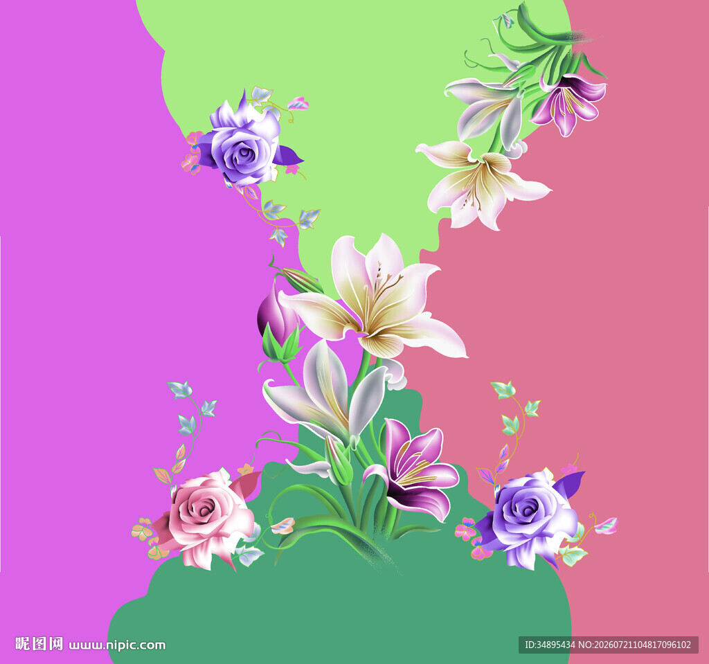 定位花