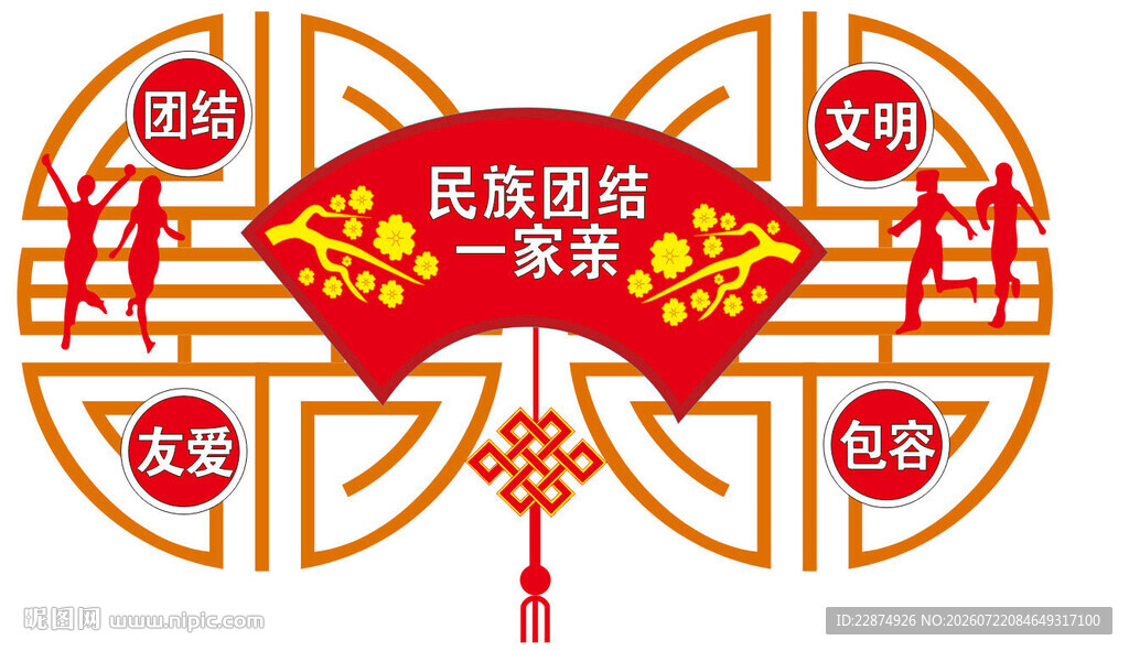 民族团结文化墙