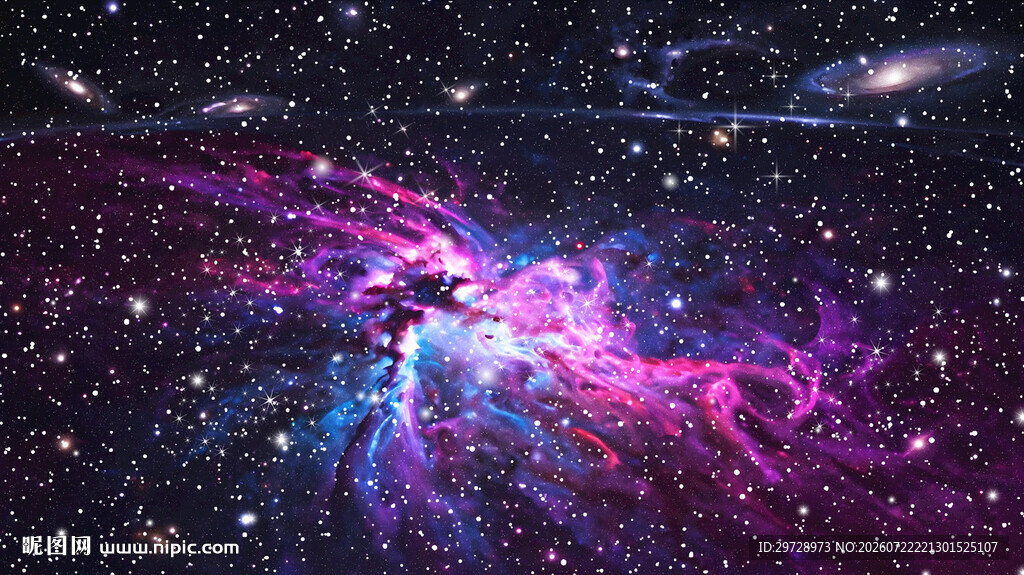 炫彩星空高清图