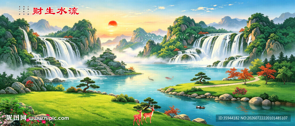 山水风景画