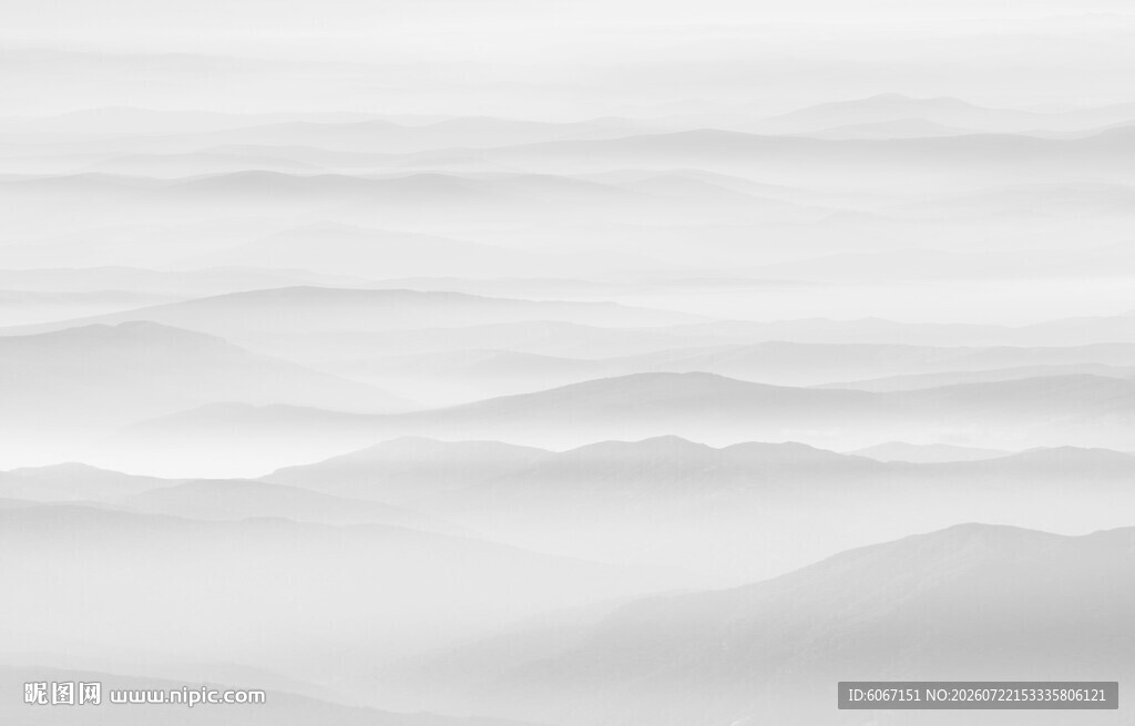山水水墨画