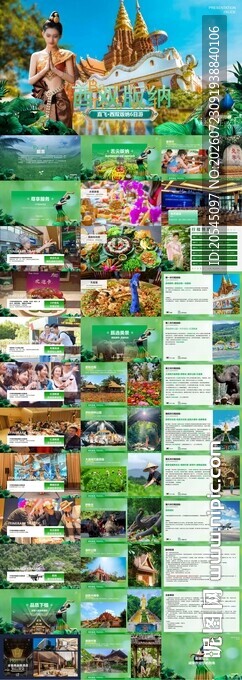 西双版纳旅游PPT