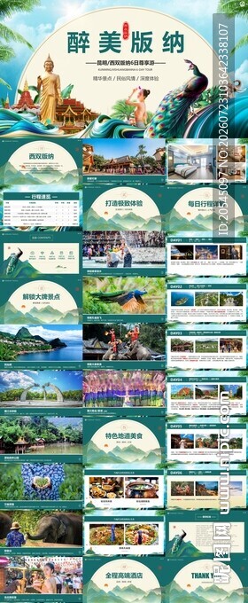 西双版纳旅游PPT