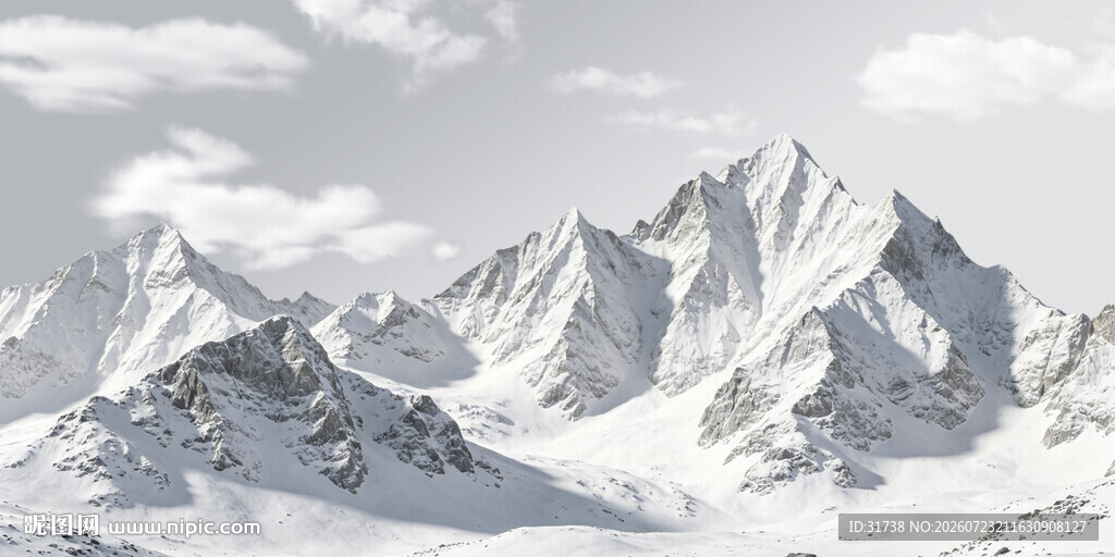 高原雪山顶