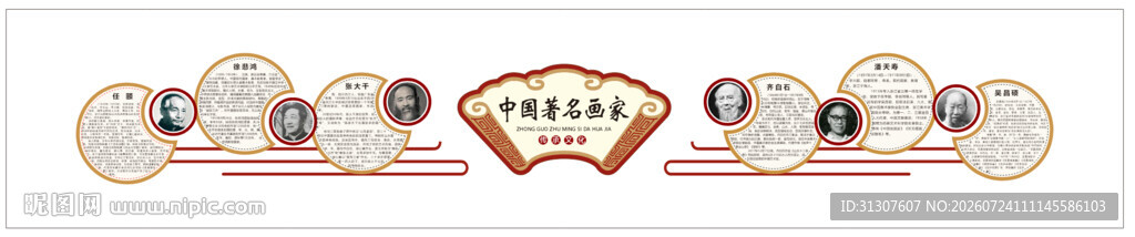 中国著名画家 名人简介 校园传