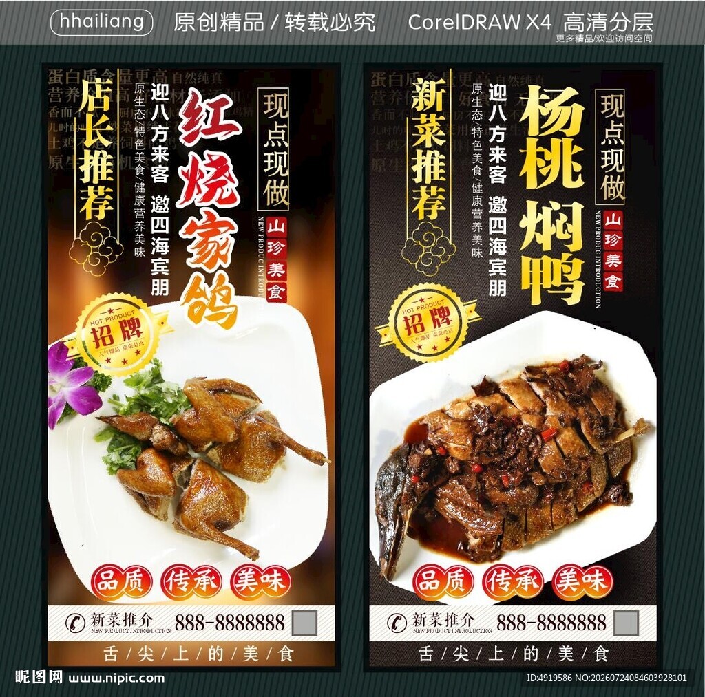 红烧家鸽 杨桃焖鸭