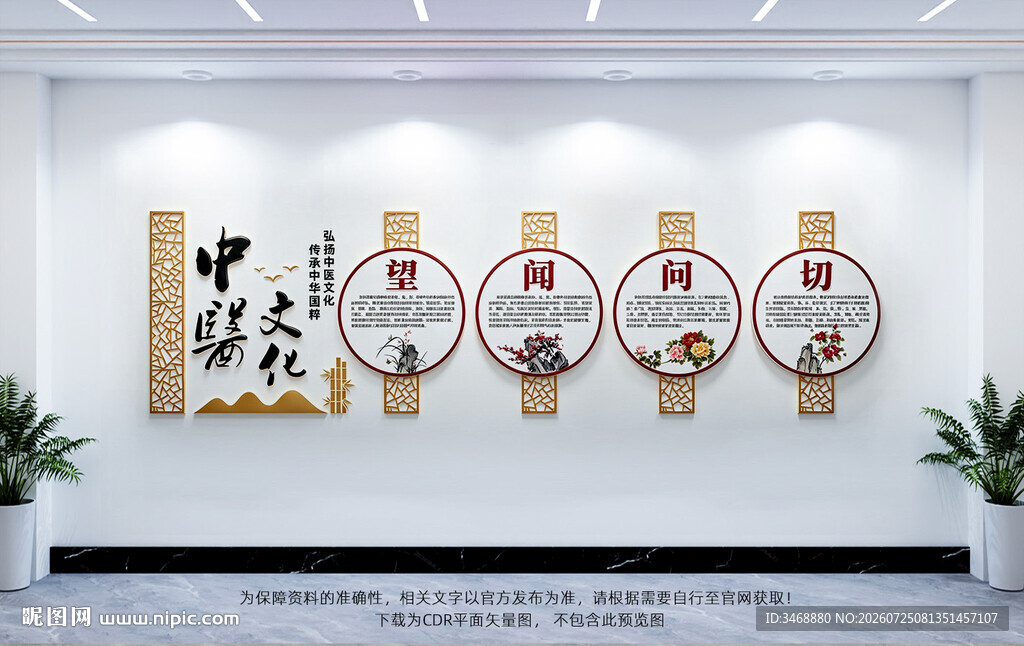 中式中医文化墙