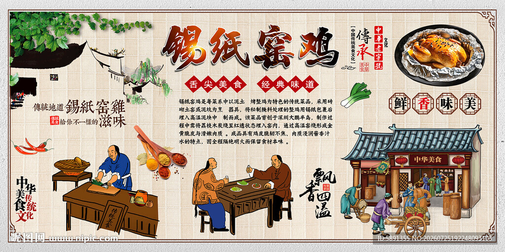 锡纸窑鸡