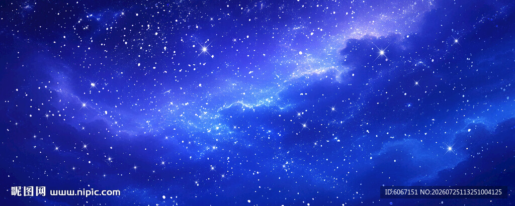 巨幅宇宙星空星云灯箱背景图