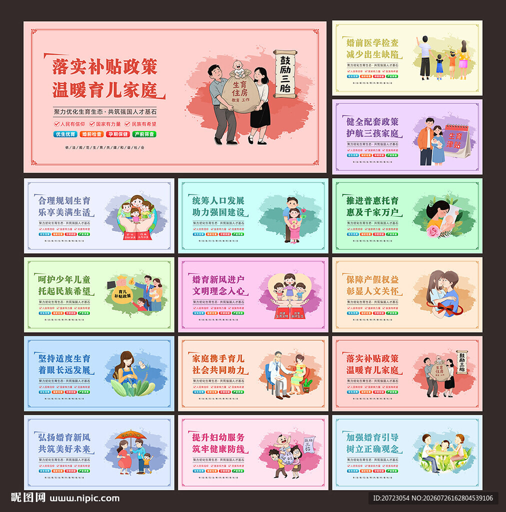 计划生育展板