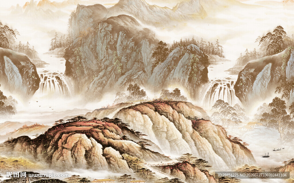 高雅 现代清晰山水 高清大图 