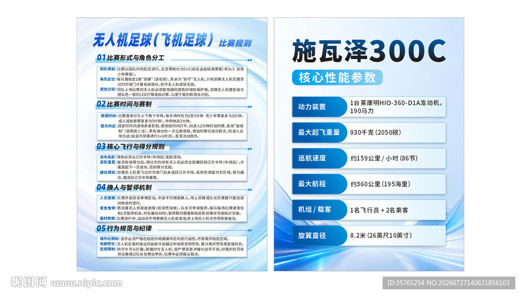 施瓦泽300C核心无人机海报
